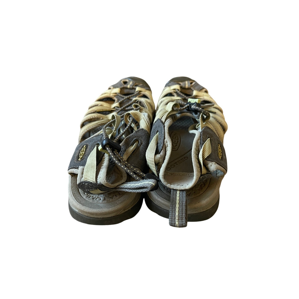 Keen Womans 7.5 Whisper Hiking Sandals $120 Water Shoes Camping Outdoors Green - Picture 4 of 5